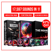 Load image into Gallery viewer, DOWNLOAD ROGUE BELOW — 🔥🔥 Attention Beat Producers: Get 97% OFF this Mosaic Big Bundle ( Over 17,597 Sounds! ) and the next 15 producers also get these $4,958 worth of Bonuses 100% FREE!!!