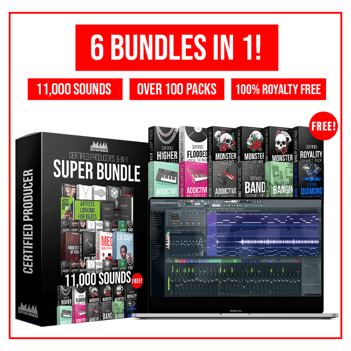 🚀🚀 Attention Beat Makers: Instantly level up your beats, finish faster, and stay inspired for MONTHS, with 97% OFF SUPER Bundle (11,000 Sounds!) and get 12 BONUSES 100% FREE!