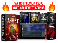 “Improve your beats instantly, finish faster and stay inspired for MONTHS with A-List Bundle with over 450 NEW sounds!