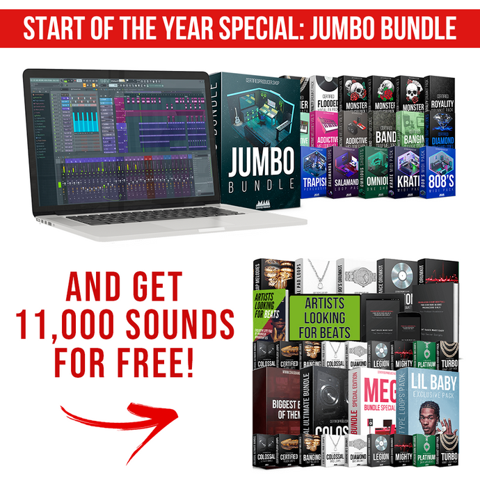 Start of the Year Special: Jumbo Bundle with FREE 11,000 Sounds