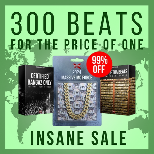 “Level up Your Songs and Never Have To Pay For a Beat Again! Download 300 brand new industry beats now!