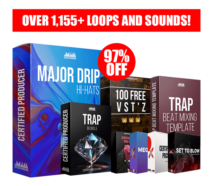 🔥 Attention Music Producers: Get 97% OFF this Major Drip Hi-Hats ( Over 1,055+ Sounds! ) and the next 15 producers also get these $1499 worth of Bonuses 100% FREE!