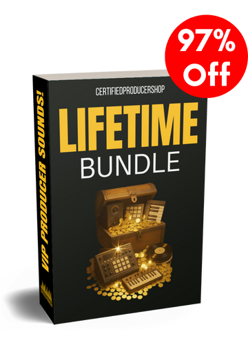 “Own EVERY Sound We’ve Ever Made… Improve your beats instantly, finish faster and stay inspired for MONTHS with over 50,000 files with loops, sounds, midi, producer courses and more! You’ll never need another sound pack again.”