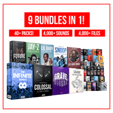 Load image into Gallery viewer, 🔥🔥 Attention Music Producers: Get 97% OFF this Jam-Packed Bundle ( Over 4,197 Sounds! ) and the next 10 producers also get these $2500 worth of Bonuses 100% FREE!!!