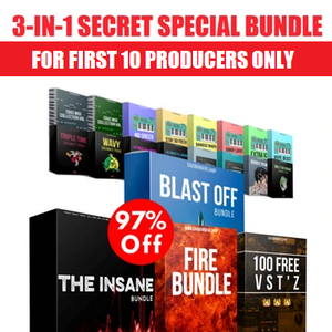 [10.10 SPECIAL ] 3-in-1 RARE Special Bundle with 100 FREE VSTz: Improve beats, stay inspired, and get THOUSANDS of sounds.