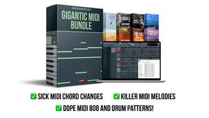 [Limited Edition Double Discount] - Gigantic Midi Bundle - WITH 200 PRODUCER TOKENS [15% COUPON WILL NOW BE AUTOMATICALLY APPLIED ON CHECKOUT]
